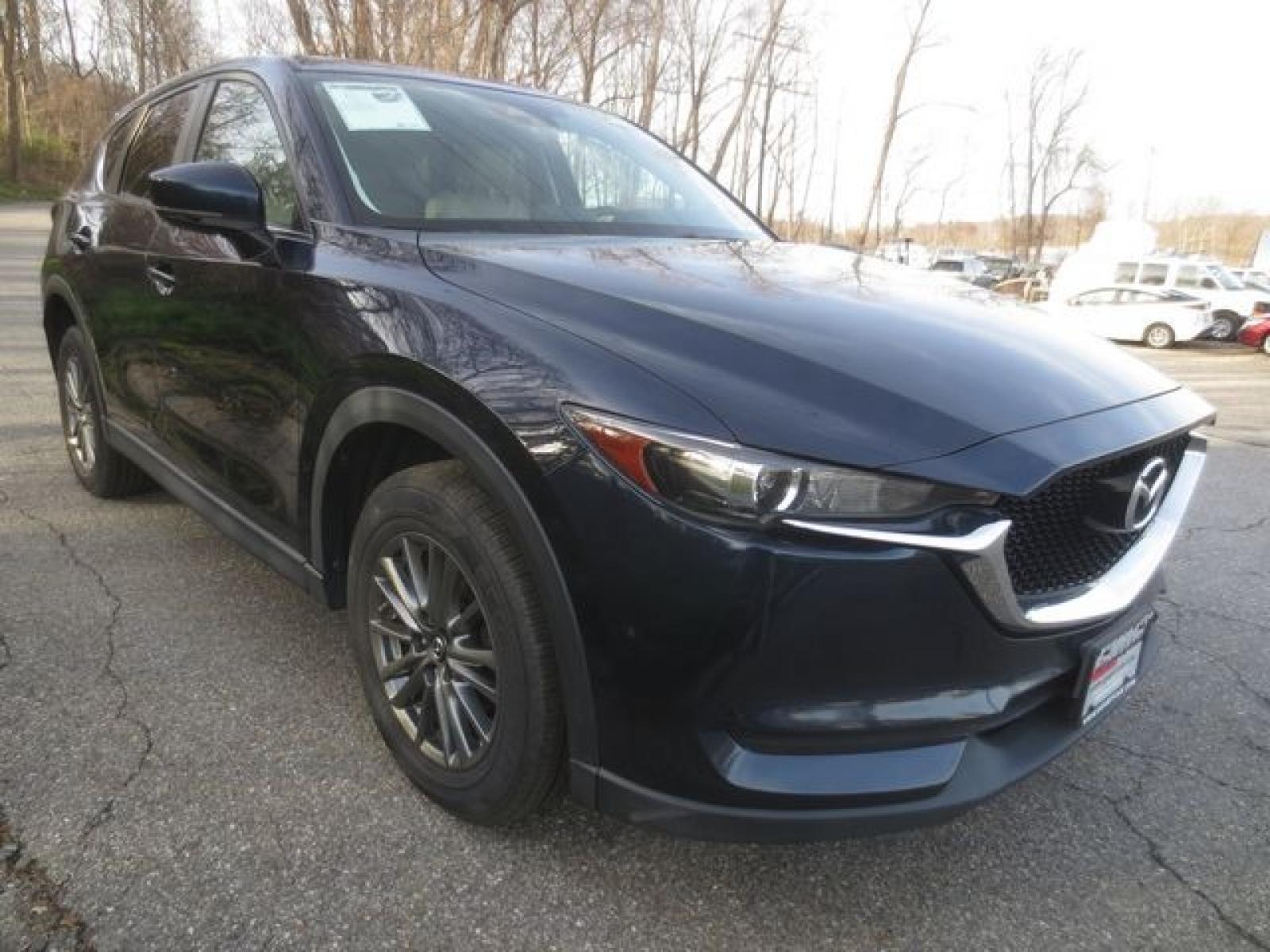 2017 Blue /Tan Mazda CX-5 Touring AWD (JM3KFBCLXH0) with an 2.5L L4 DOHC 16V engine, Automatic transmission, located at 270 US Route 6, Mahopac, NY, 10541, (845) 621-0895, 41.349022, -73.755280 - Photo #1
